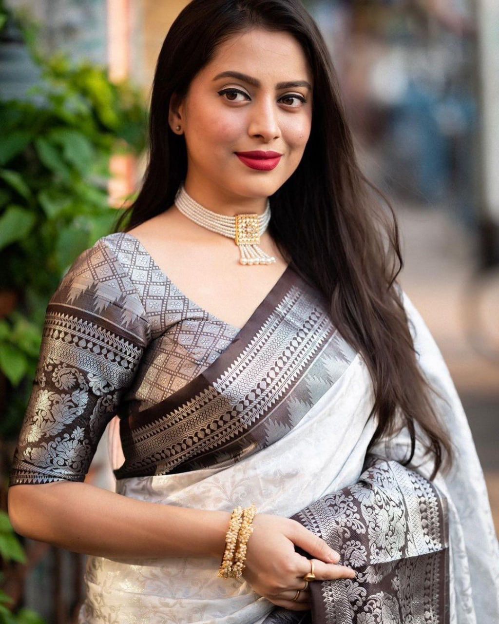 Beautiful Silk Saree for Daily Wear use