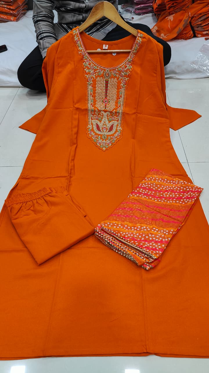 Daily Wear Dress in Rayon FAbric