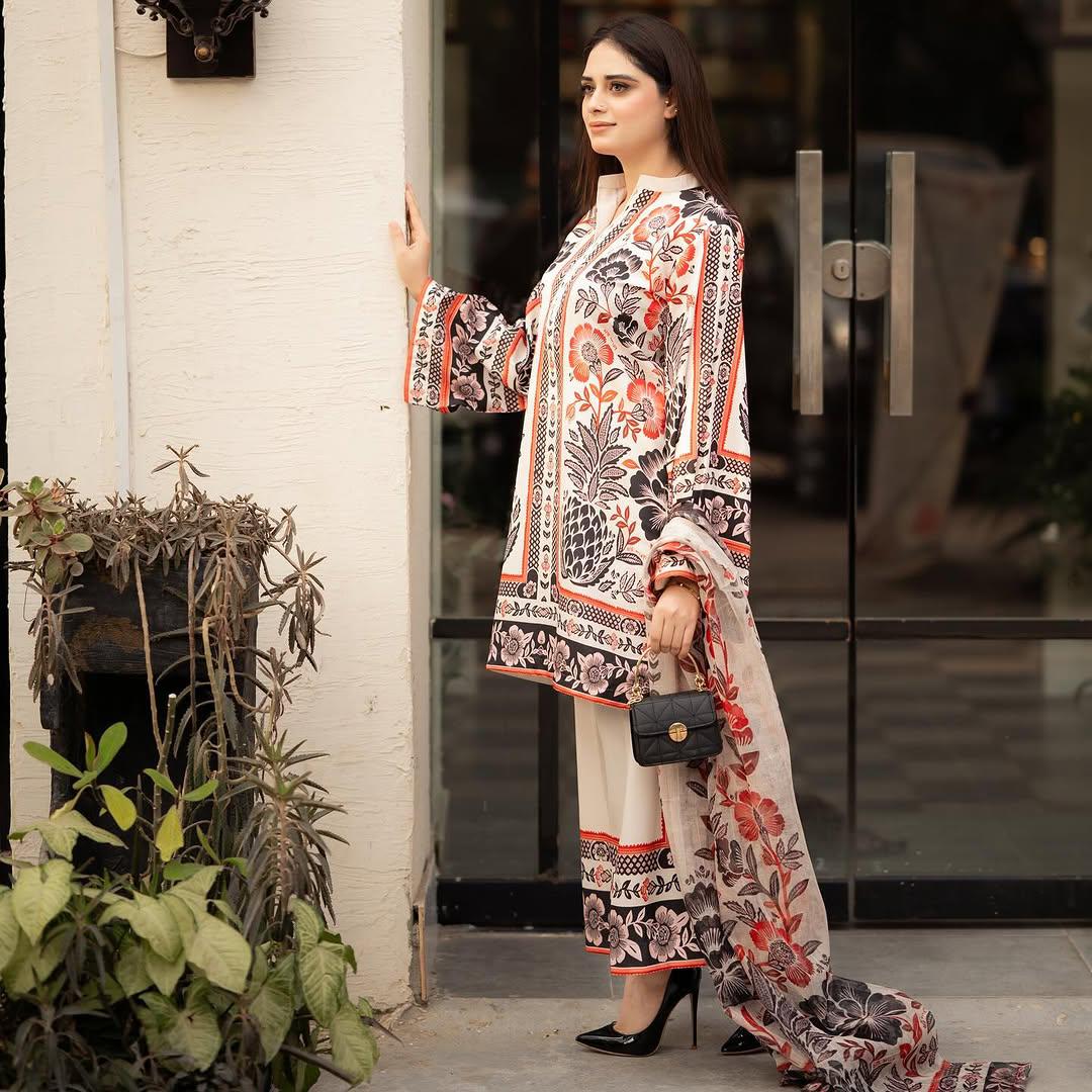 Party Wear Look Pur American Crape Top With Plazzo With Dupatta Set