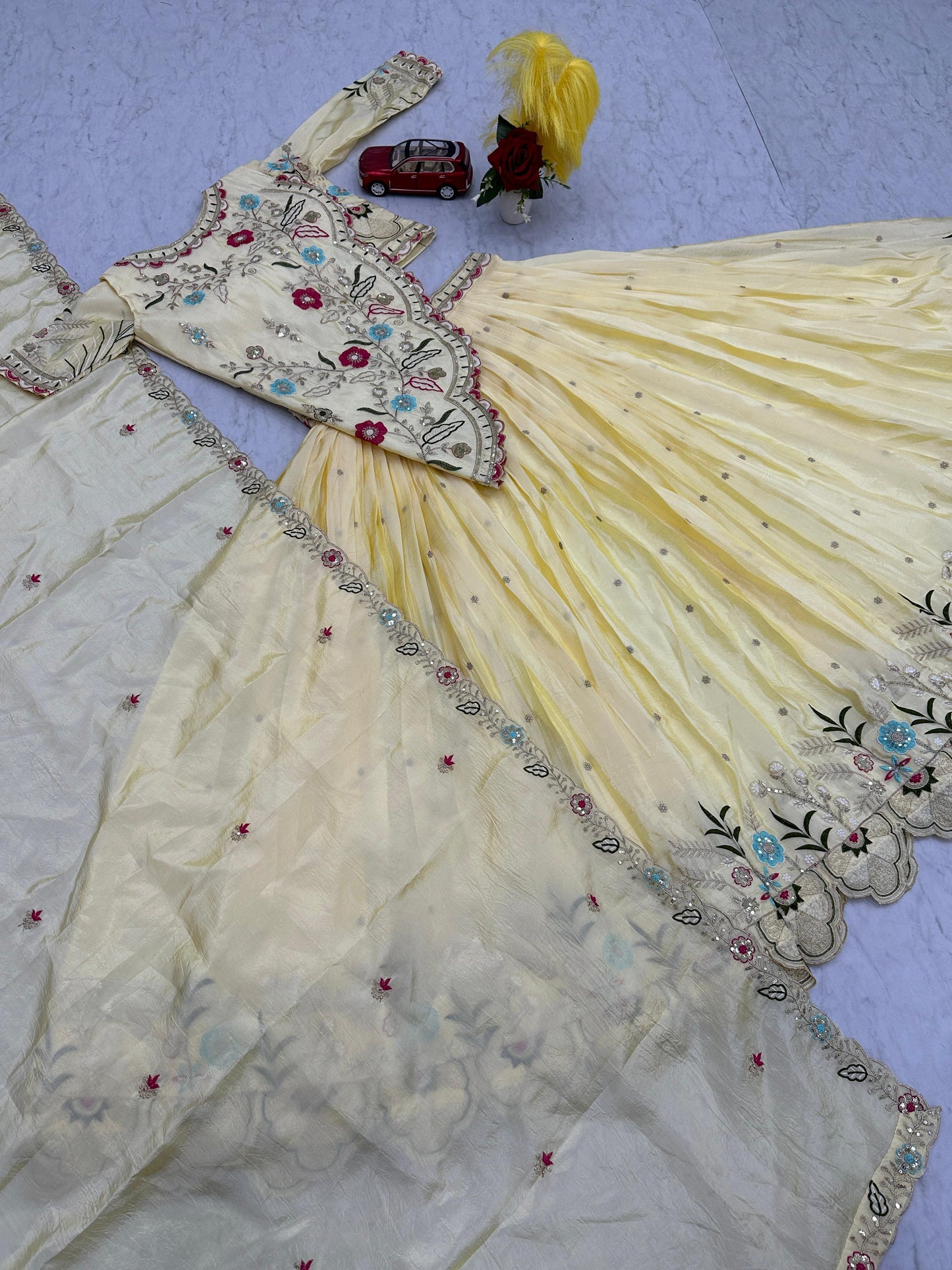 Festival Crop Top in crush fabric