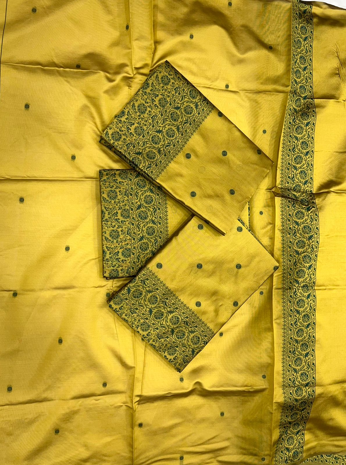 yellow color beautiful daily wear saree