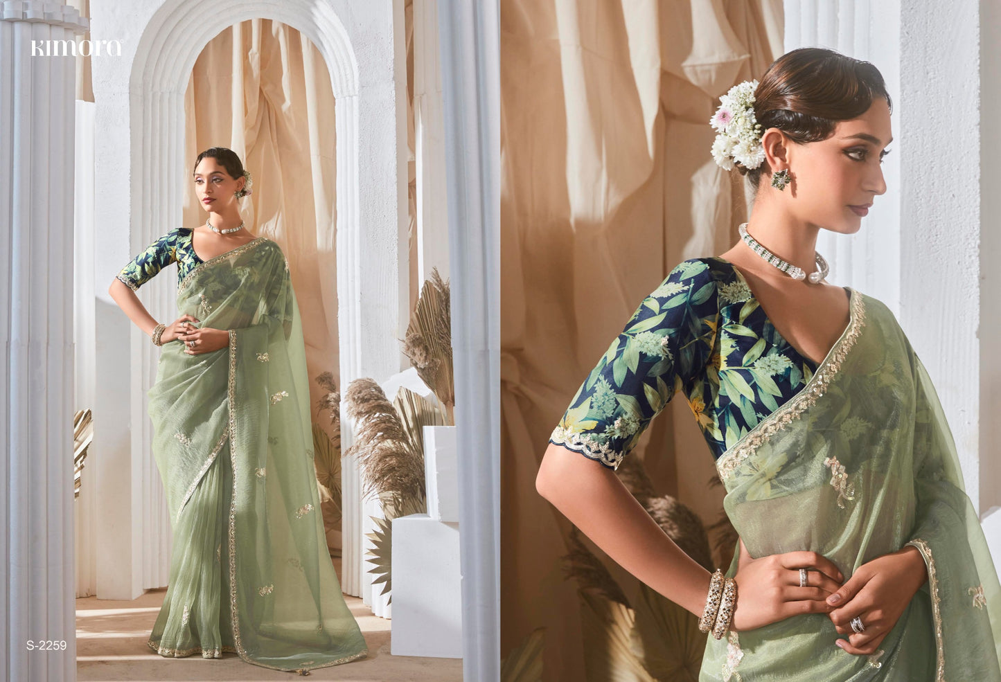 Kimora Rangat-3 Series : (2251 TO 2265 series) saree set to set