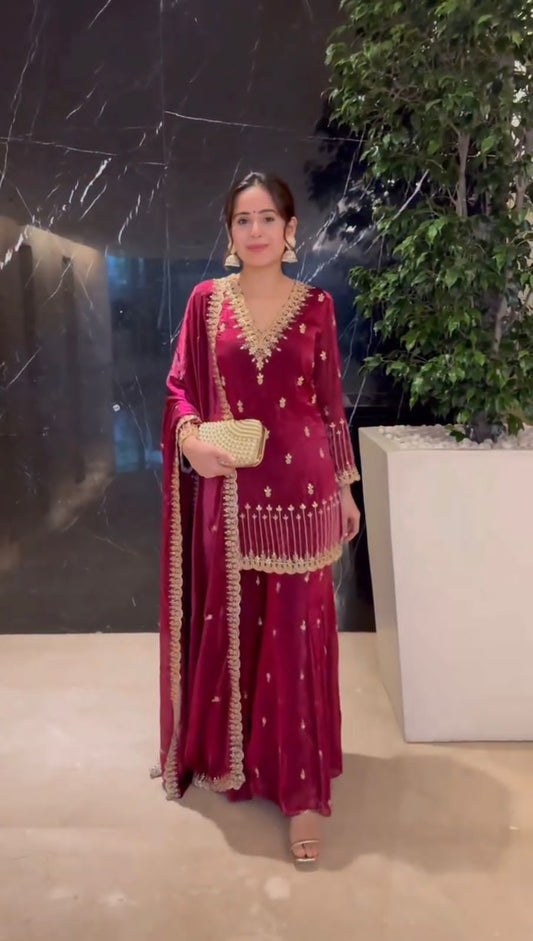 Red Color Beeautiful partywear dress