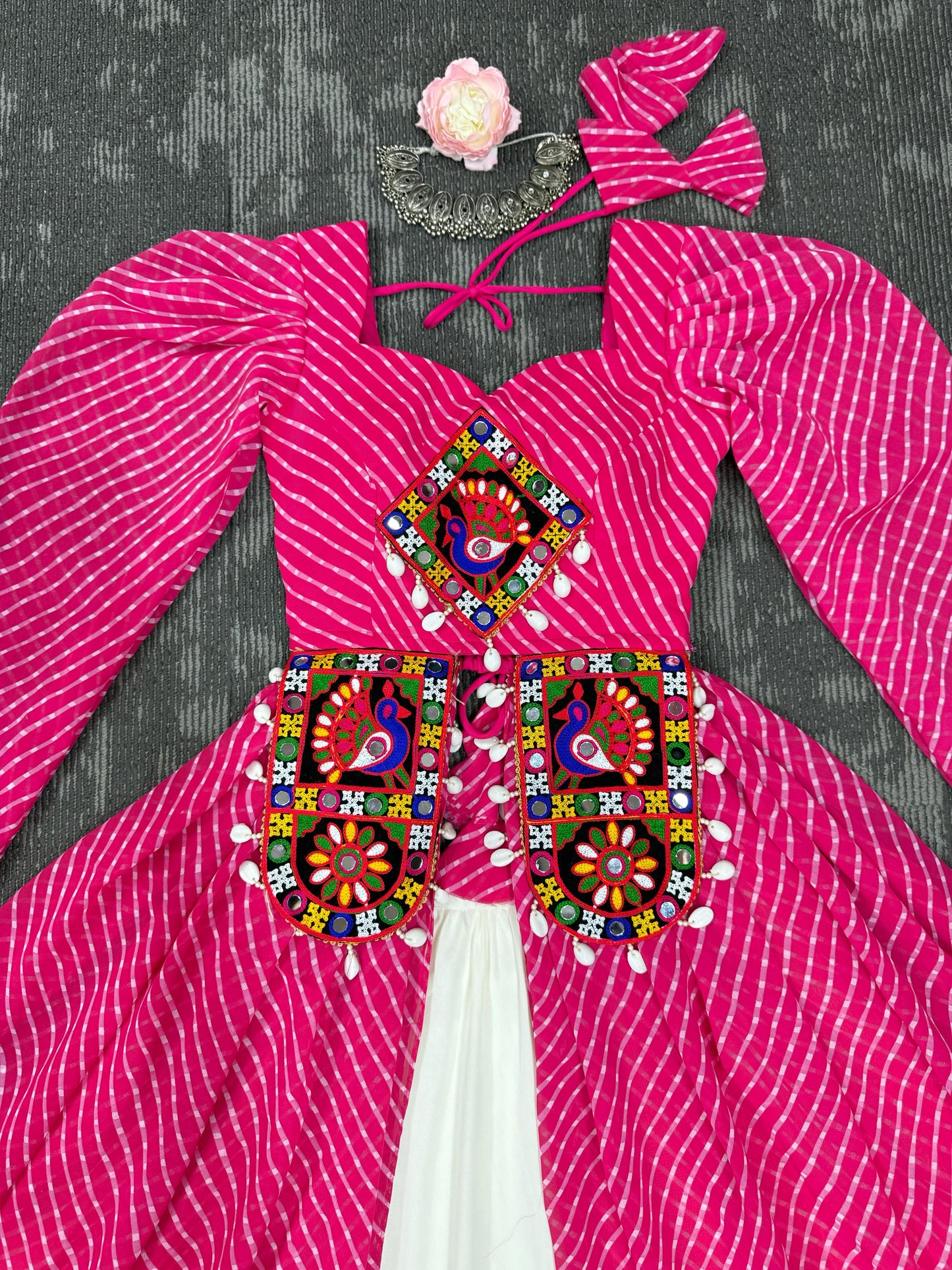 Beautiful Navratri Wear Top + lehenga