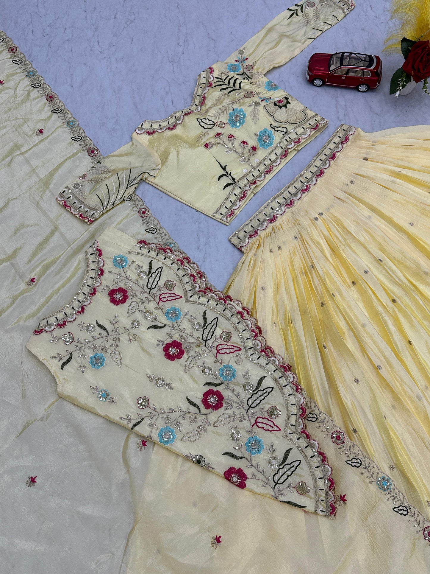 Festival Crop Top in crush fabric