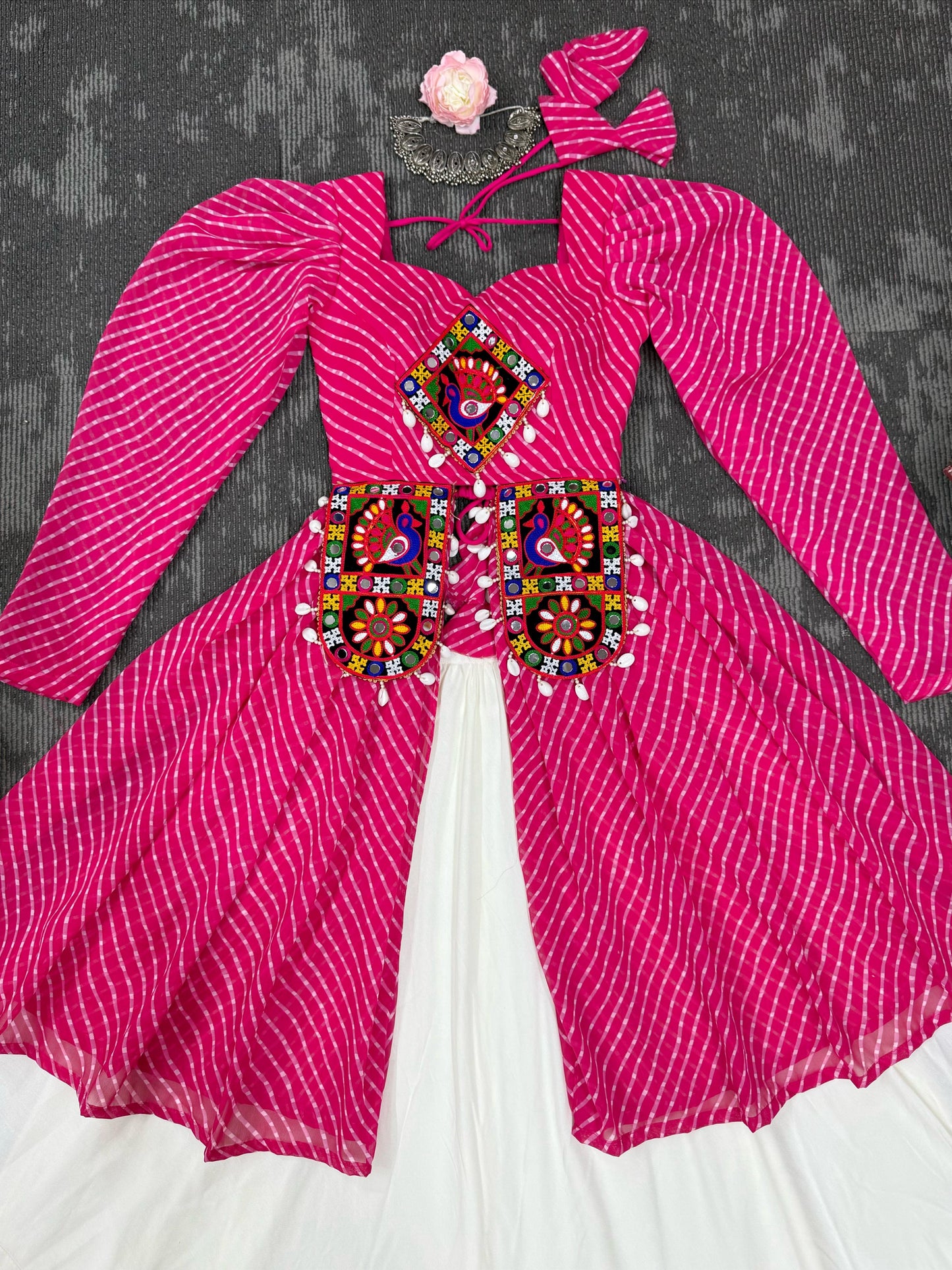 Beautiful Navratri Wear Top + lehenga