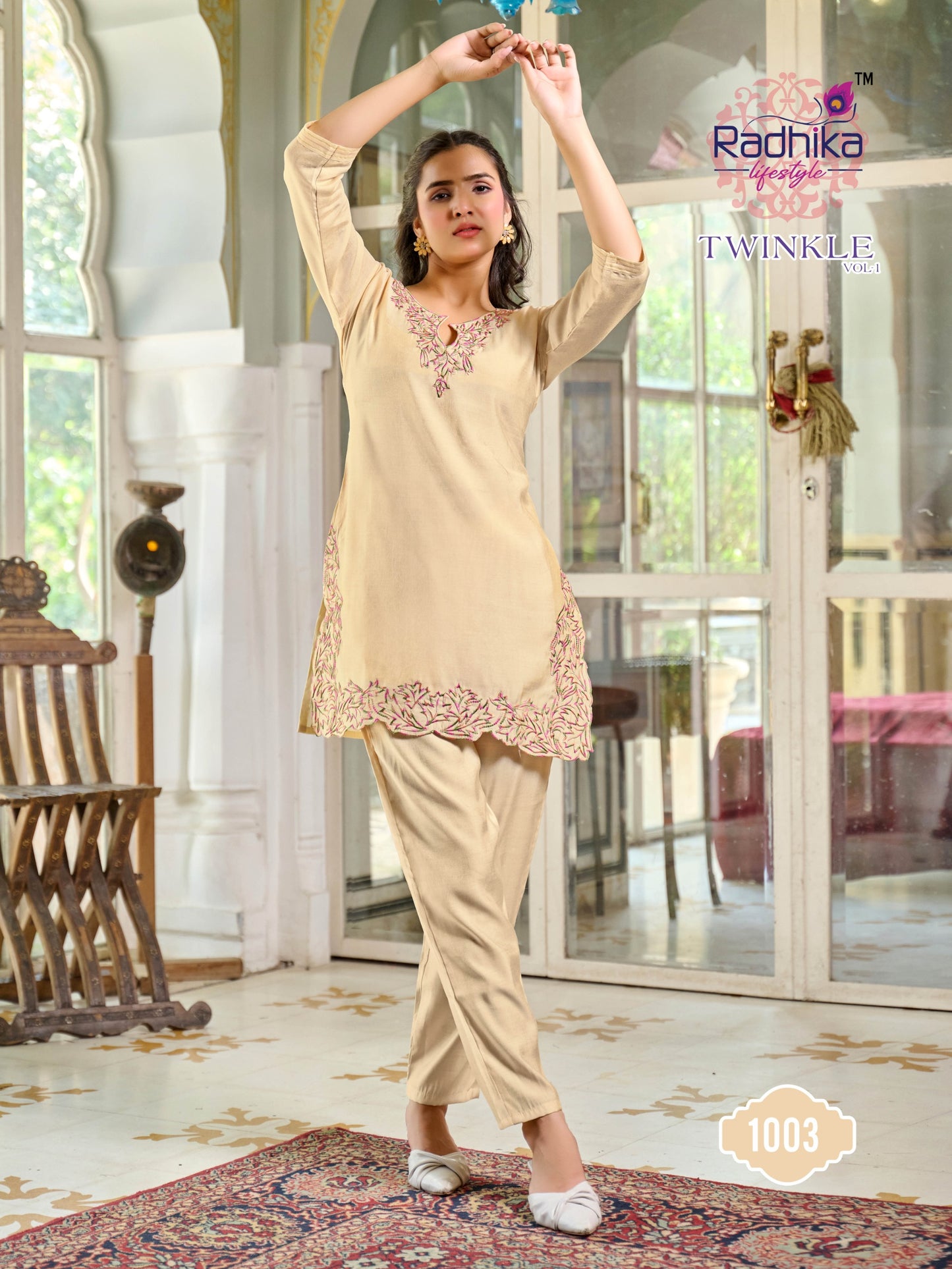 RADHIKA LIFE STYLE TWINKLE VOL 1 CORD SETS