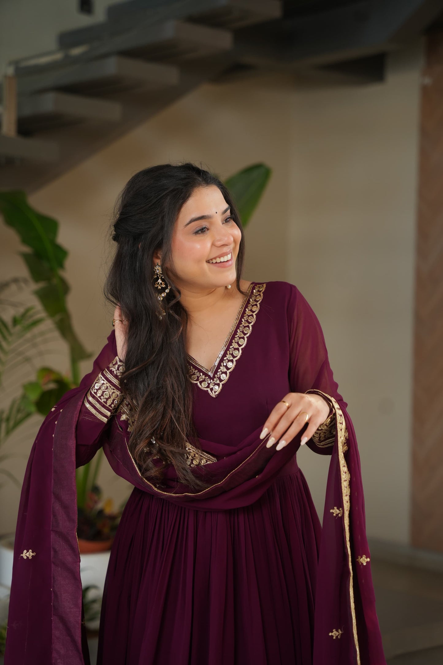 Beautiful Georgette Gown for partywear