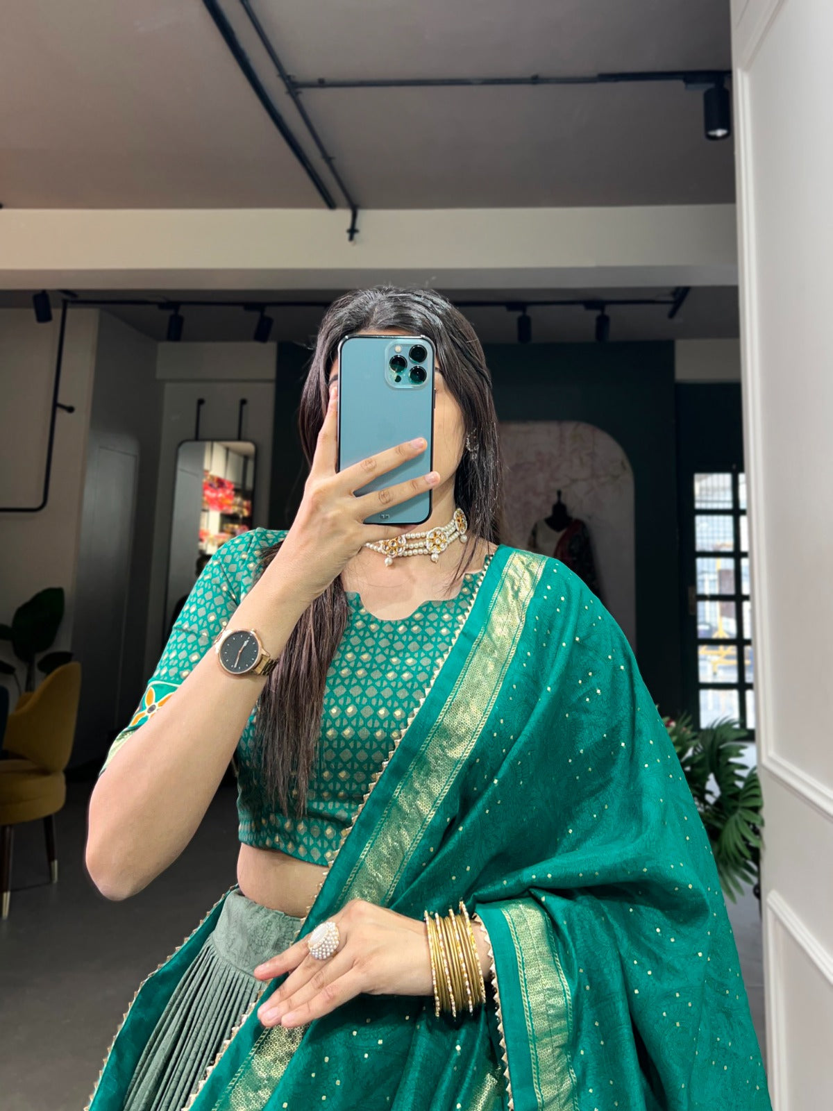 Tussar Silk Printed Lehenga Choli Effortless Glamour And Sophistication