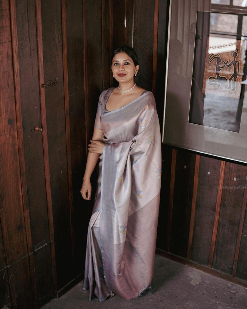 Designer Banarasi Silk Saree for small function