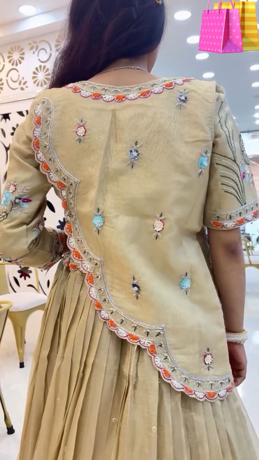 Festival Crop Top in crush fabric