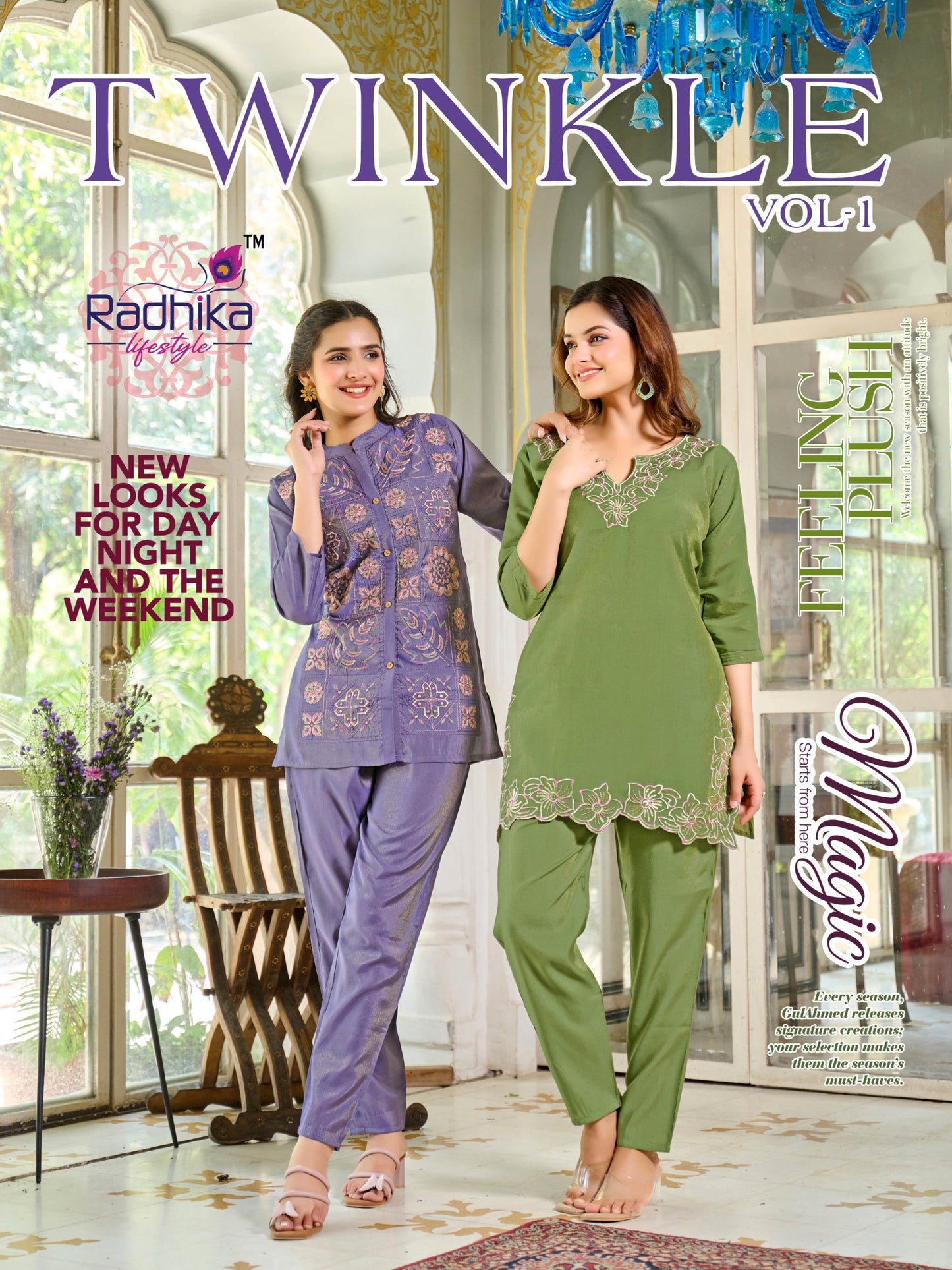 RADHIKA LIFE STYLE TWINKLE VOL 1 CORD SETS