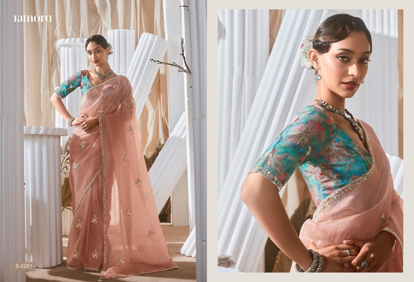 Kimora Rangat-3 Series : (2251 TO 2265 series) saree set to set