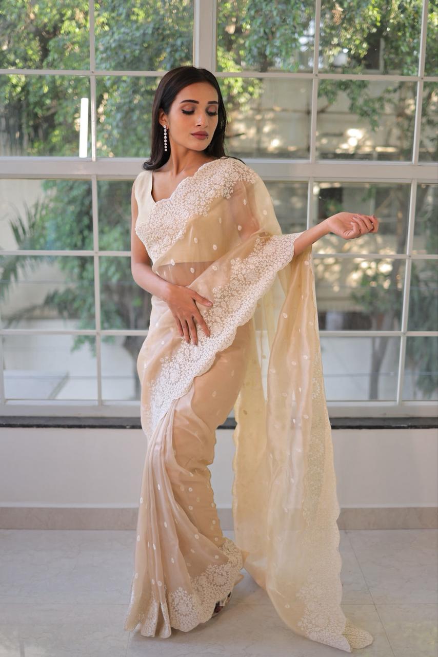 Beautiful Partywear Georgette Fabric Saree