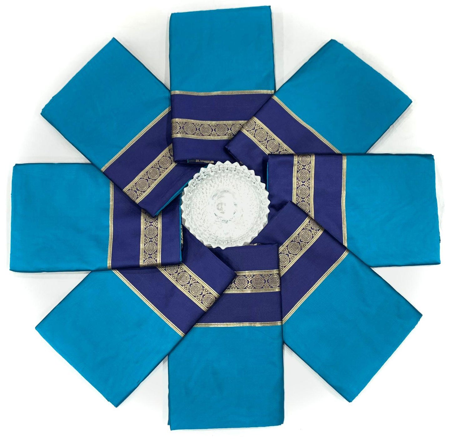 Sky Blue Color Beautiful Silk Saree for daily wear use