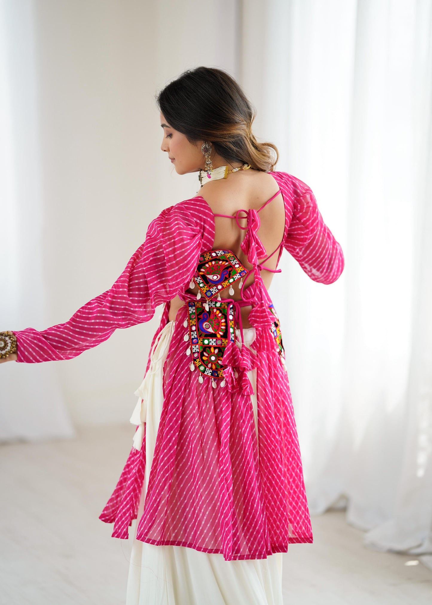 Beautiful Navratri Wear Top + lehenga