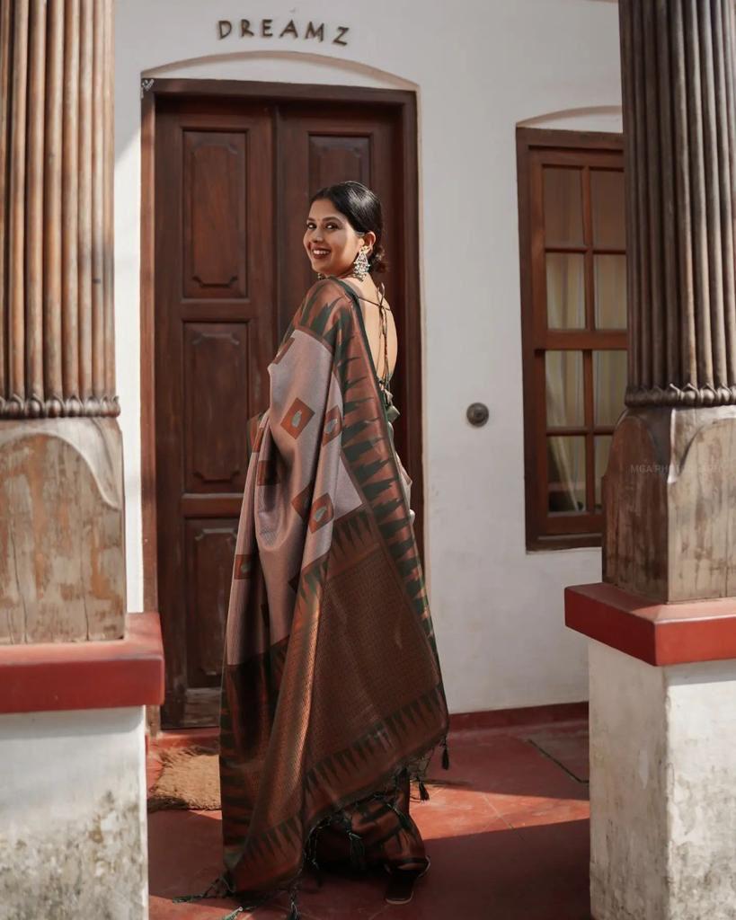 Beautiful Banrasi Silk Saree For Wedding Function