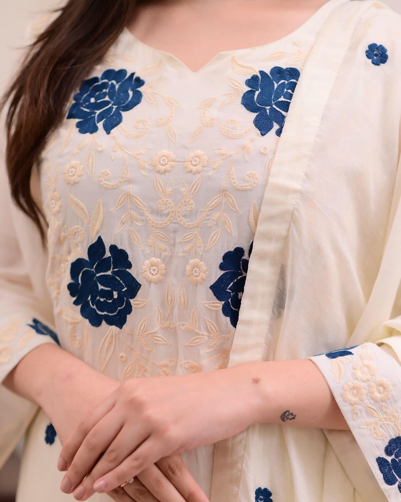 White Color Beautiful Daily Wear Dress in RAyon Fabric