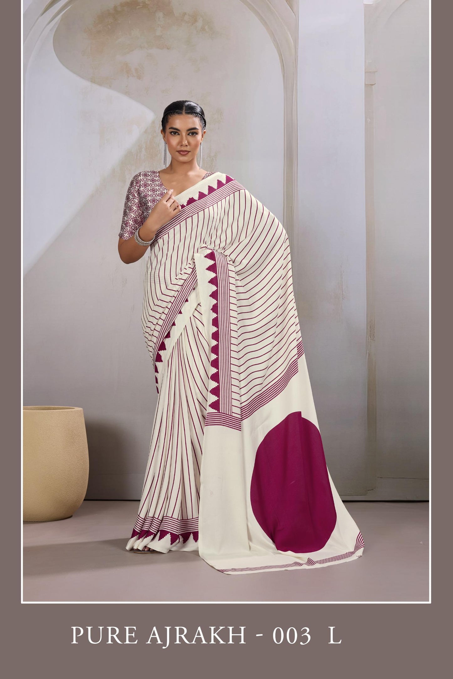 Rajtex pure ajrakh-003 series : 003 a to 003 l