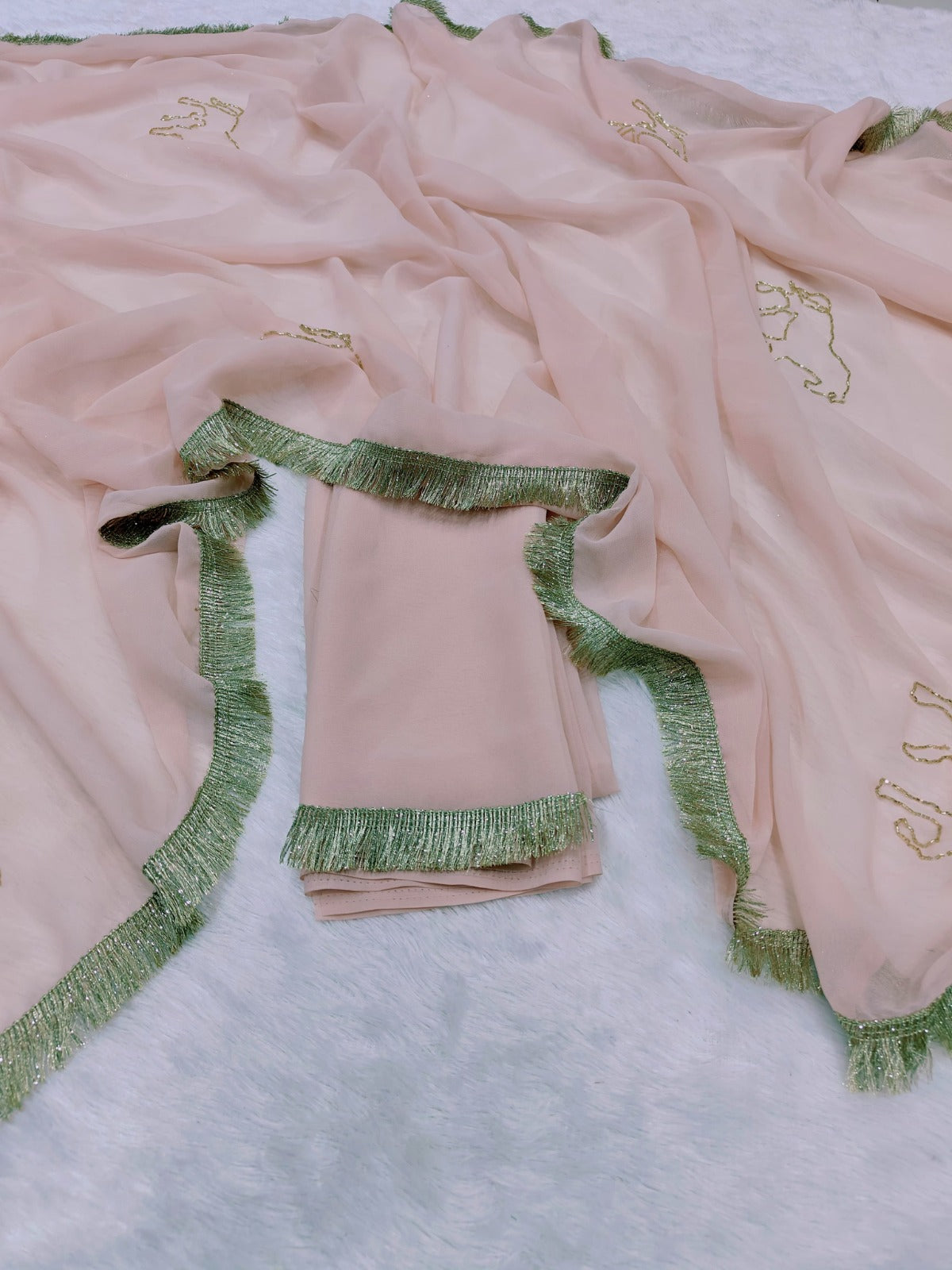 Pink Color beautiful simple and sobar saree