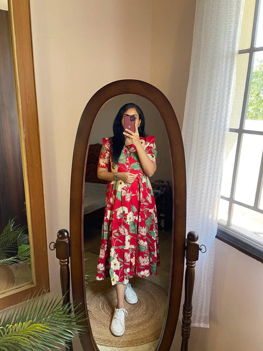 Summer Wear Kurti MAxi in Muslin Fabric