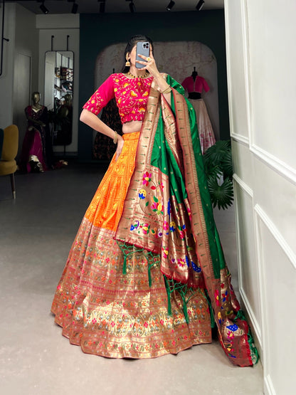 paithani Collection Wear Your Heritage With Pride lehenga choli