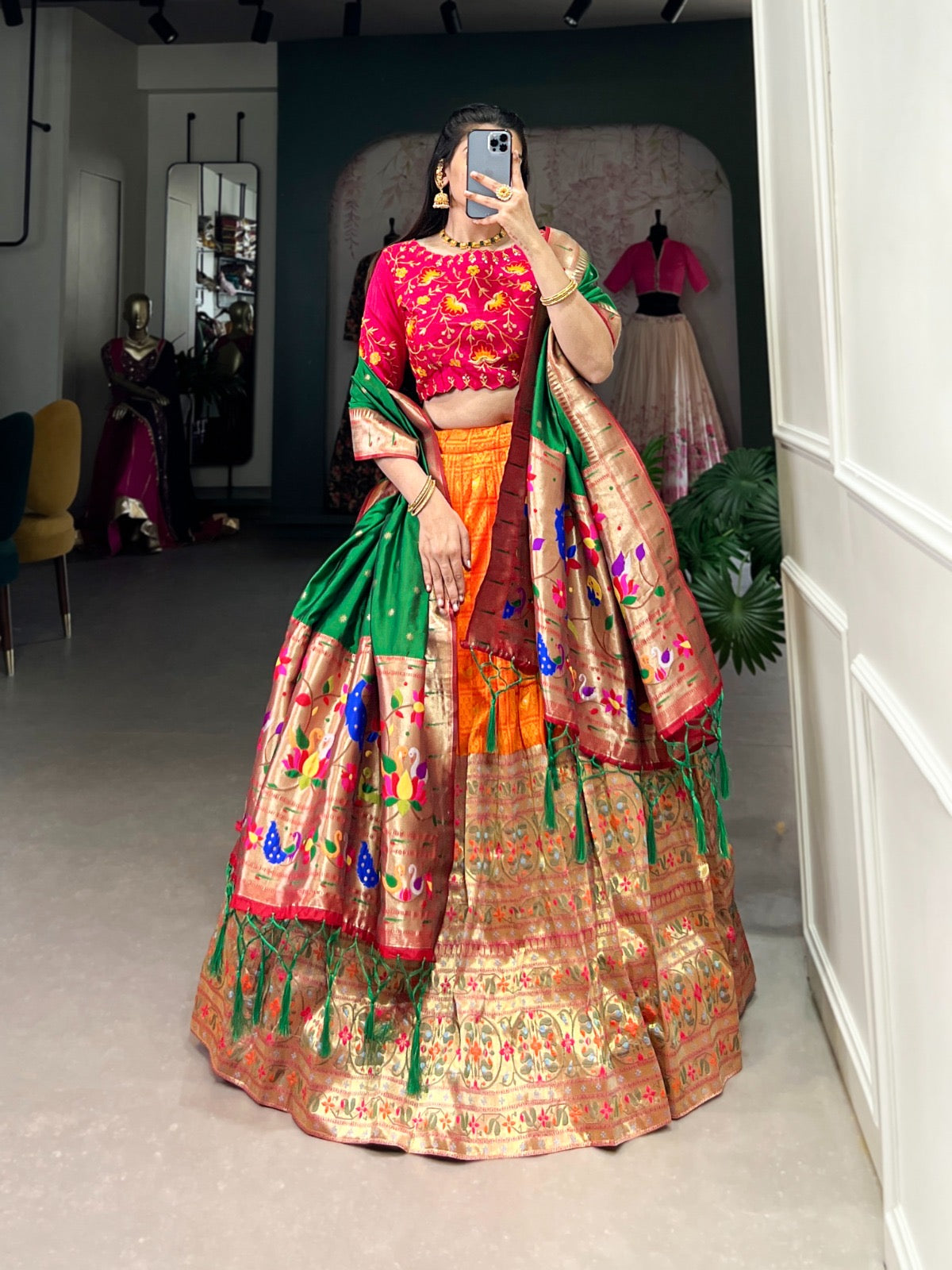 paithani Collection Wear Your Heritage With Pride lehenga choli