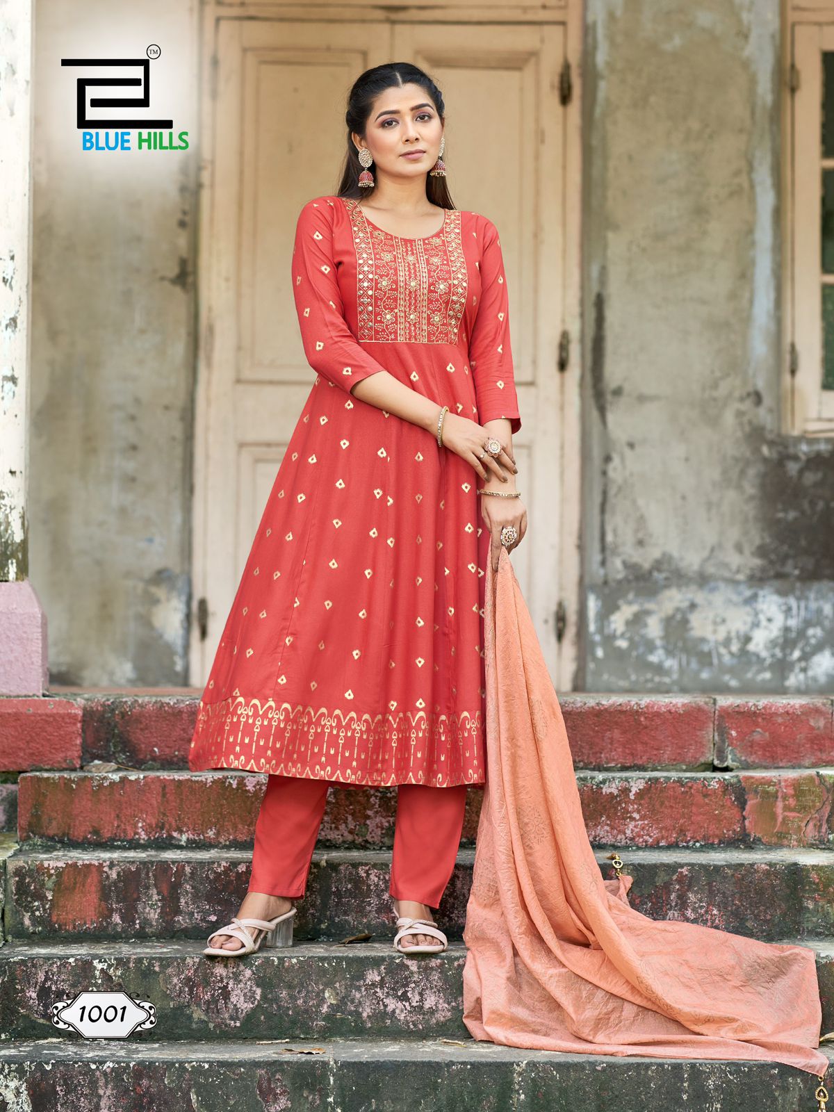 Ready to wear 3 piece set for every occasion in Rayon Fabric