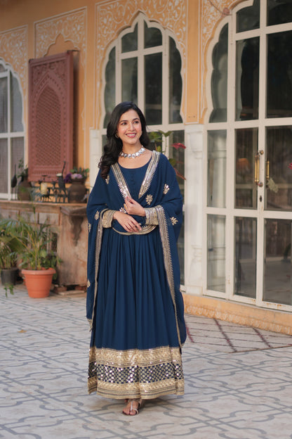 Anarkali Gown For Upcoming Festival in Georgette Fabric