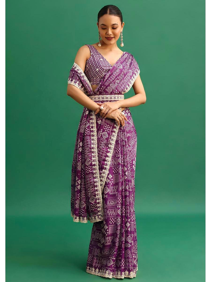 Beautiful Partywear Wedding Wear Saree