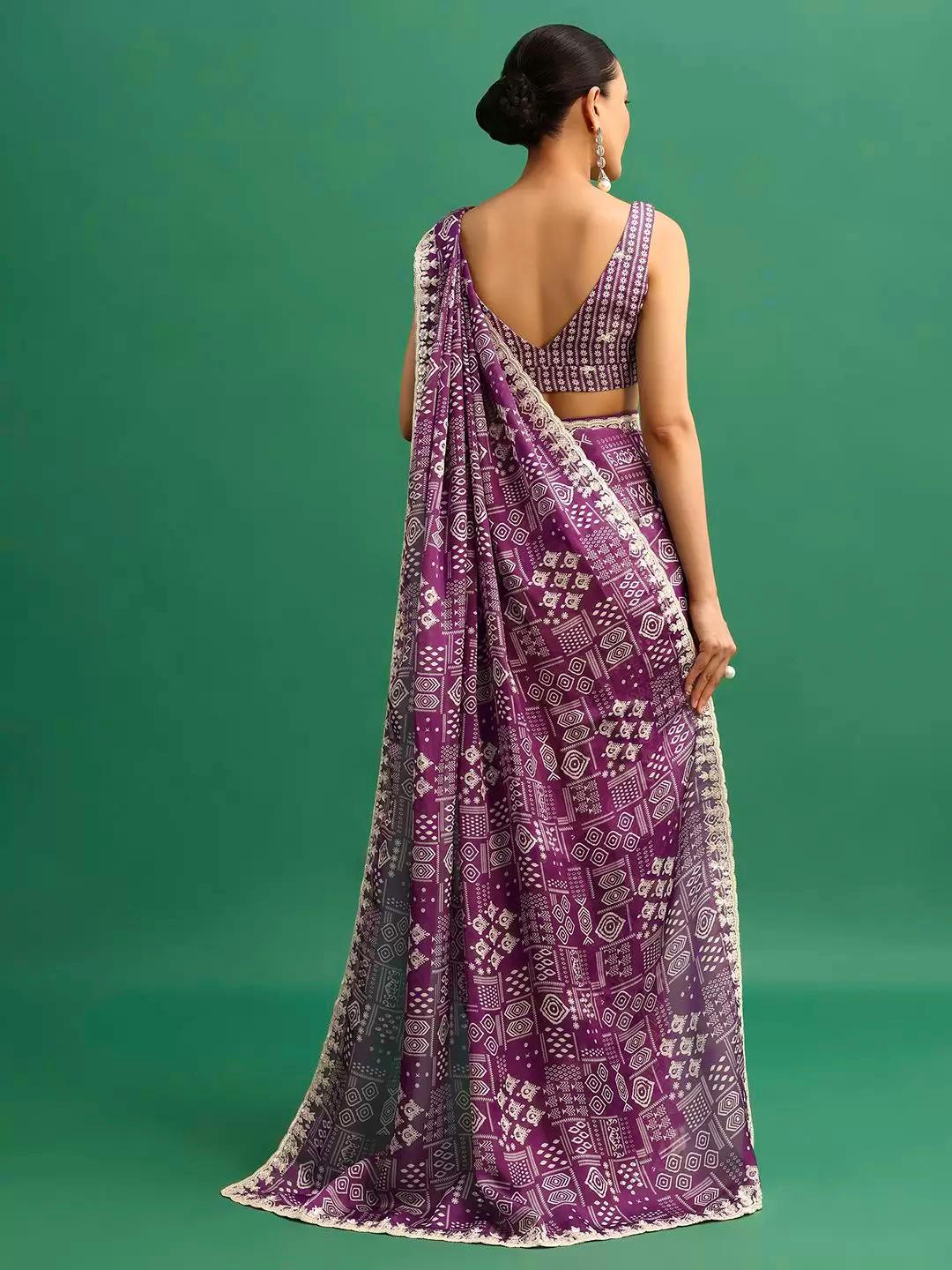 Beautiful Partywear Wedding Wear Saree