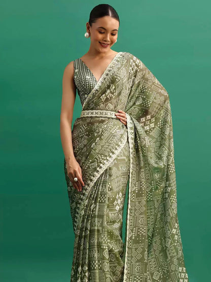 Beautiful Partywear Wedding Wear Sarees