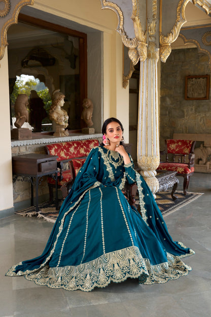 Morptich Color Beautiful Partywear Wedding Lehenga Choli