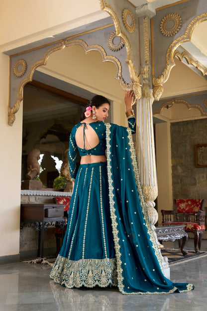 Morptich Color Beautiful Partywear Wedding Lehenga Choli