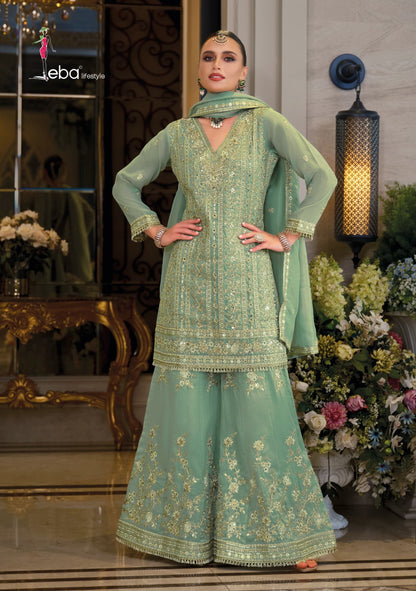 Eba Nayaab dress 3 piece set 1914 series to 1916