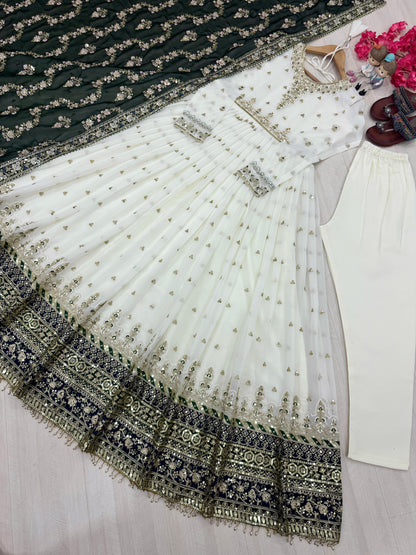 Beautiful Partywear Gown For Wedding Function