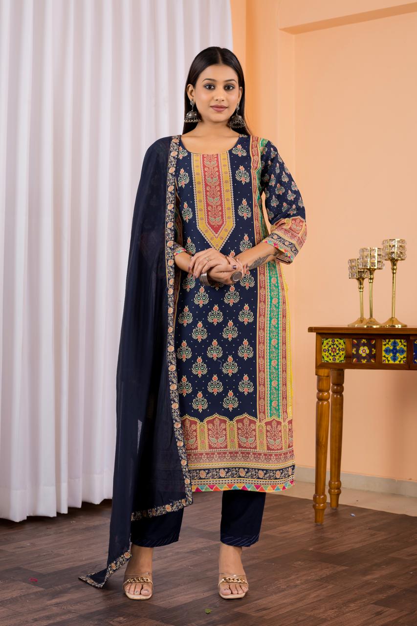 Summer Wear Maslin Cotton Suit For Daily Wear And Small Family function