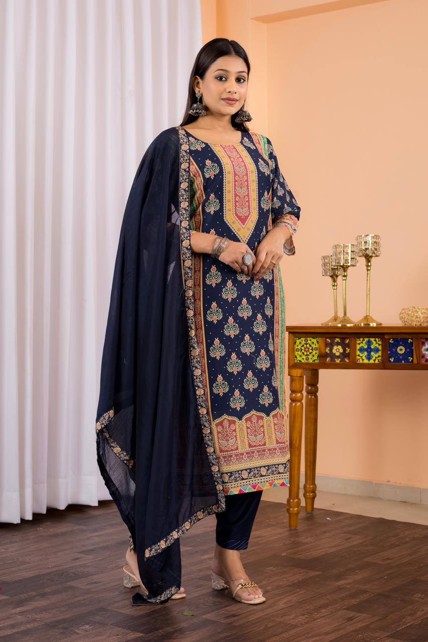 Summer Wear Maslin Cotton Suit For Daily Wear And Small Family function