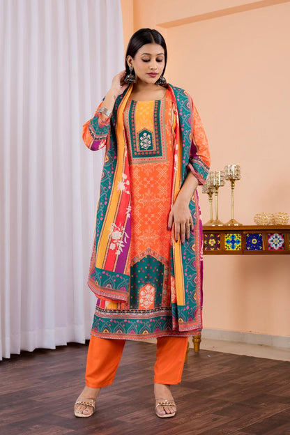 Summer Wear Maslin Cotton Suit For Daily Wear And Small Family function