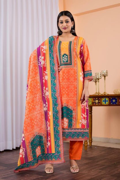 Summer Wear Maslin Cotton Suit For Daily Wear And Small Family function