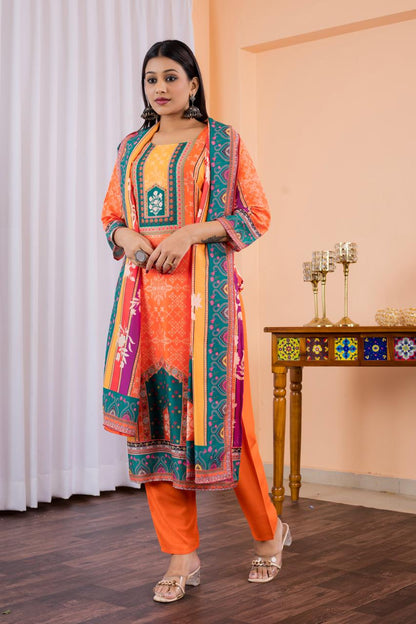 Summer Wear Maslin Cotton Suit For Daily Wear And Small Family function