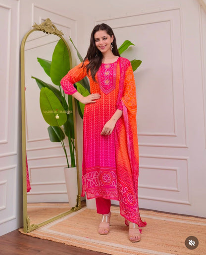 Summer Wear Maslin Cotton Suit For Daily Wear And Small Family function