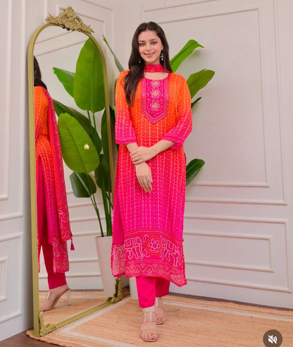 Summer Wear Maslin Cotton Suit For Daily Wear And Small Family function