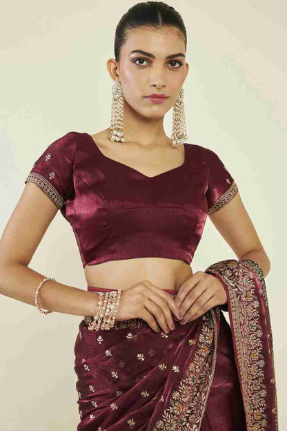 Beautiful Heavy Partywear Saree For Wedding Season