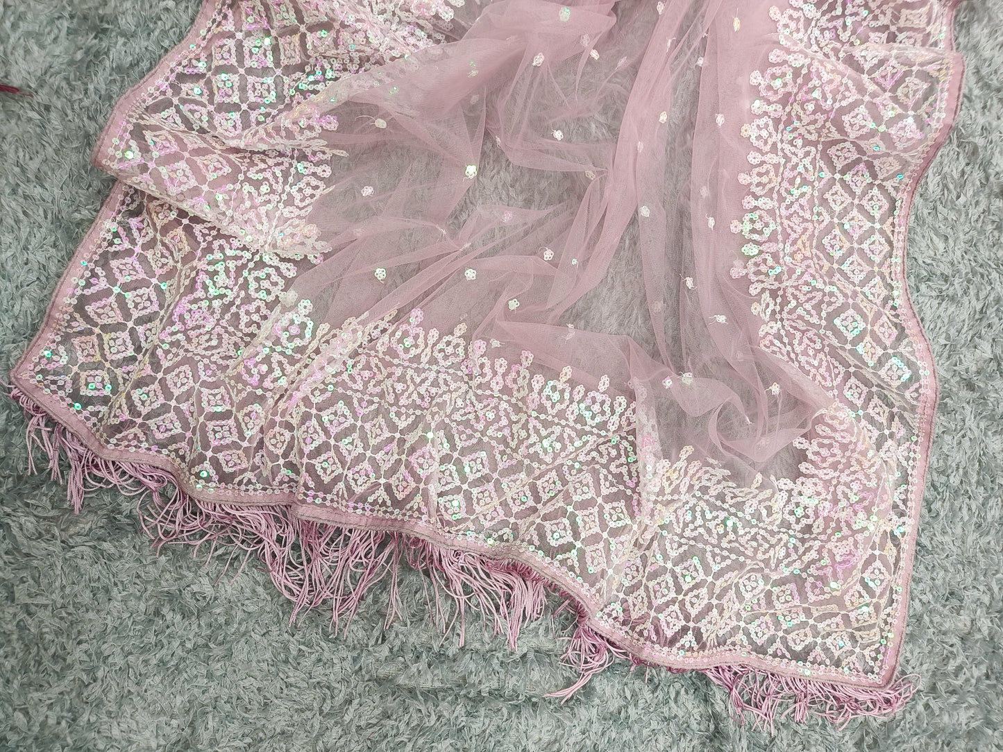 Net Fabric Saree for Partywear function