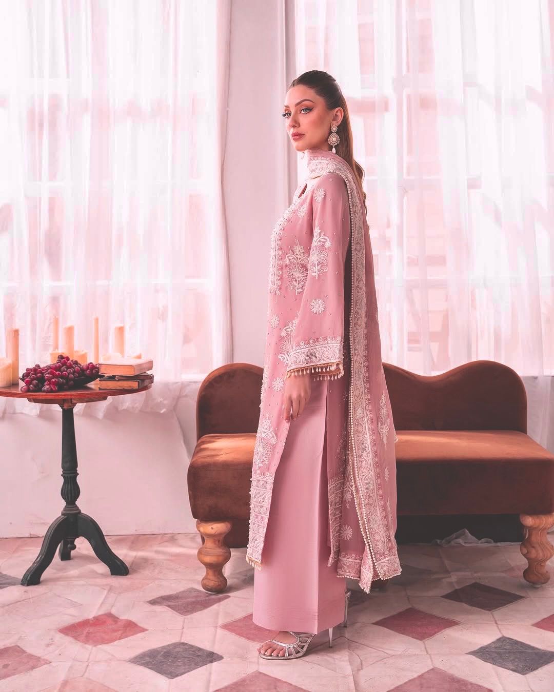 3 Piece Fancy Kurti With Plazzo And Beautiful Dupatta