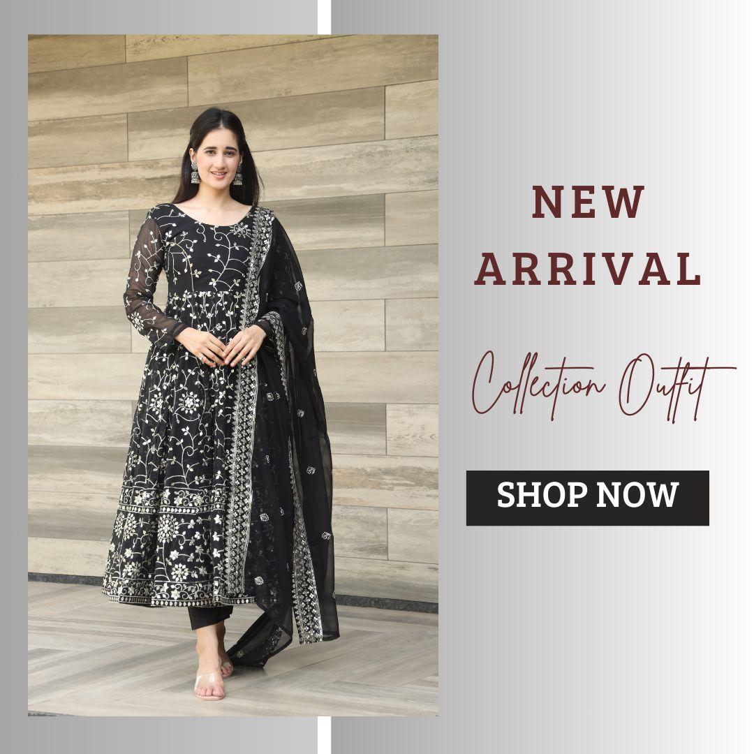 Anarkali Suit Is Luxury Clothing Considered To Be High Quality Made By Thread-Sequins Embroidery