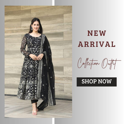 Anarkali Suit Is Luxury Clothing Considered To Be High Quality Made By Thread-Sequins Embroidery