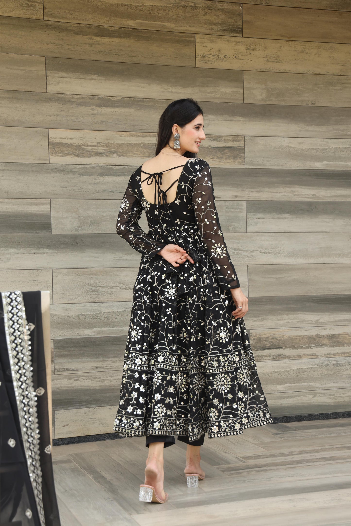 Anarkali Suit Is Luxury Clothing Considered To Be High Quality Made By Thread-Sequins Embroidery