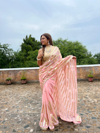 Buy Now gorgeous Fancy Partywear Saree